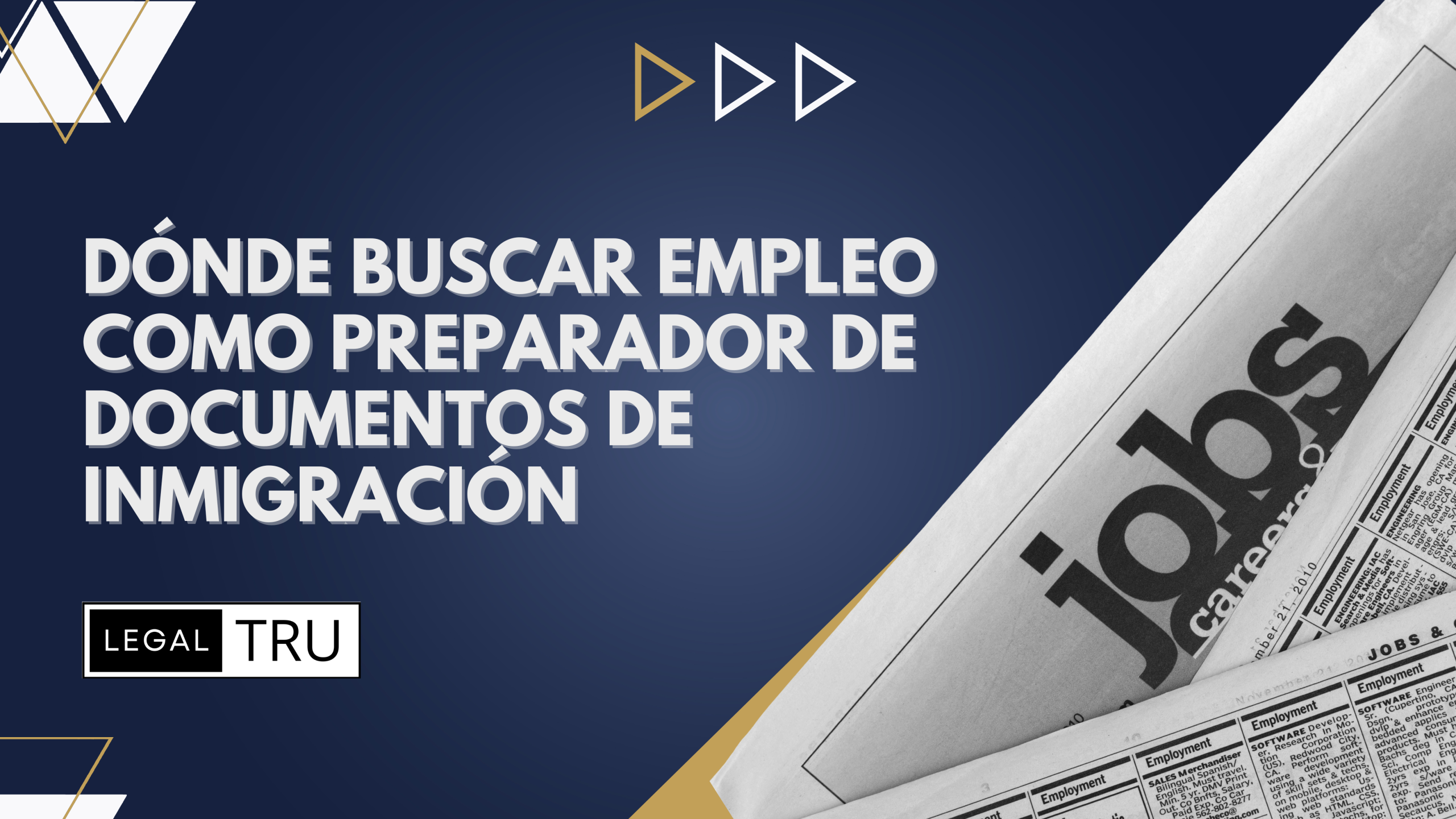 Dónde buscar empleo como preparador de documentos